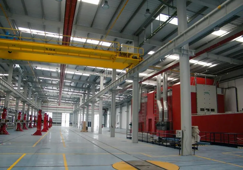 Calefacción de taller ferroviario en Cocheras Euskotren, Irún (2012)