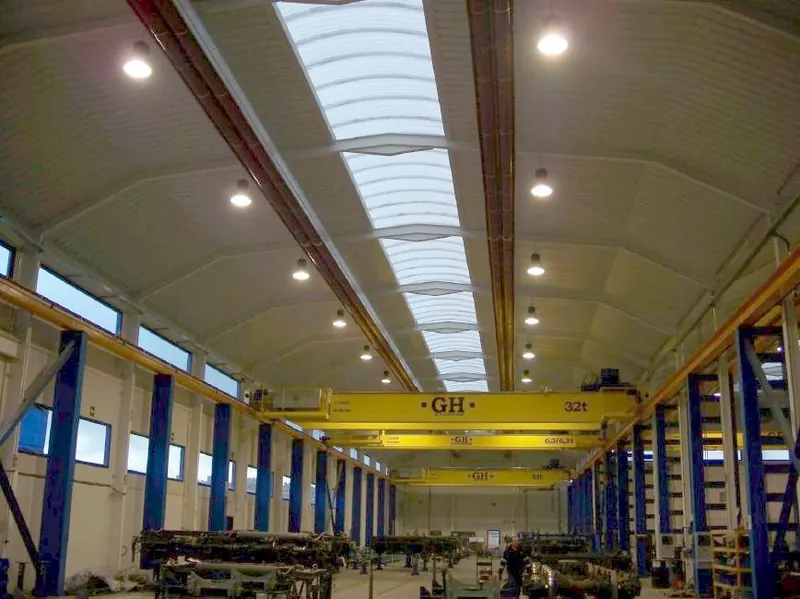 Calefacción de nave industrial en Cofema CAF II, Madrid