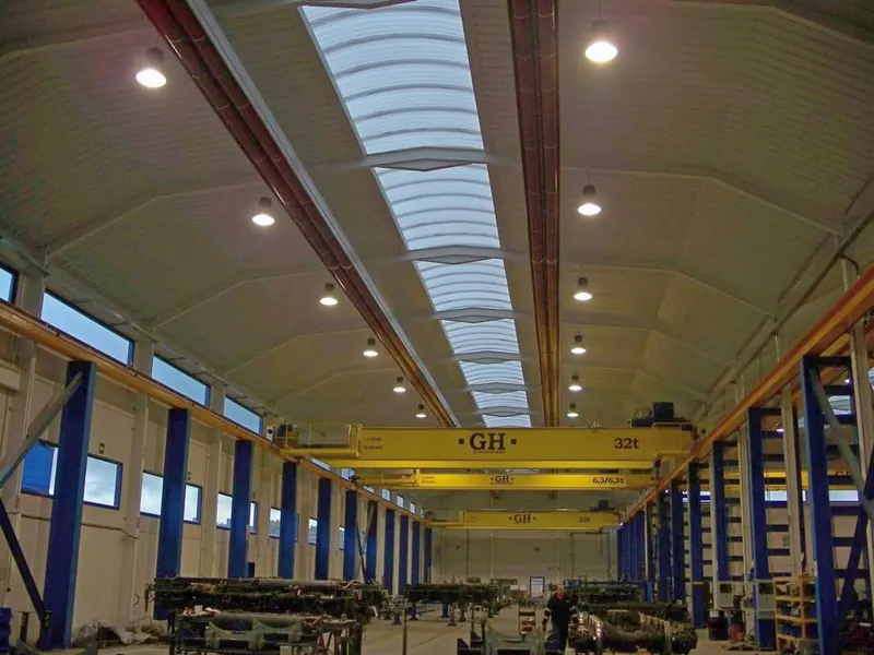 Calefacción de nave industrial en Cofema CAF, Móstoles (2009)