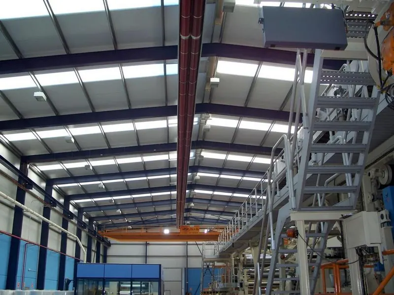 Calefacción de nave industrial en Fábrica Moneda, Burgos (2007)