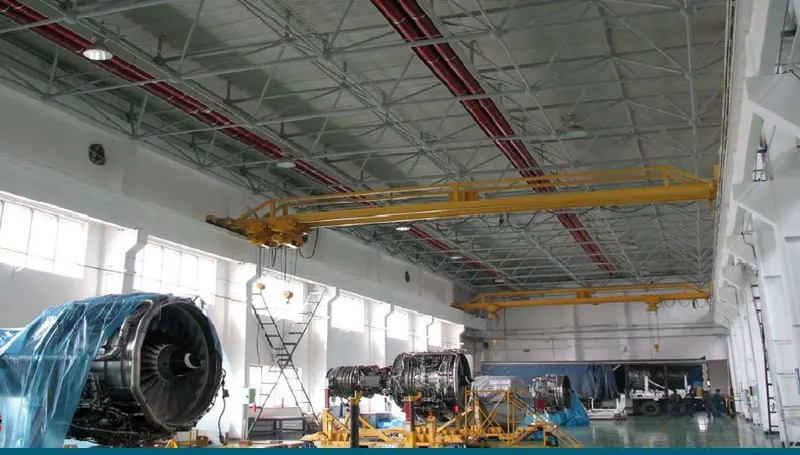 Calefacción de hangar en Hangar Shenyang China 2, China