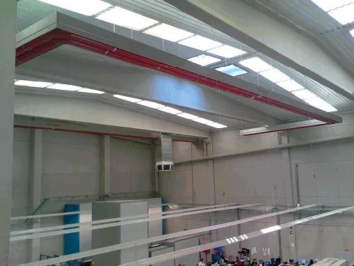 Calefacción de nave industrial en HDM Getafe, Madrid (2009)
