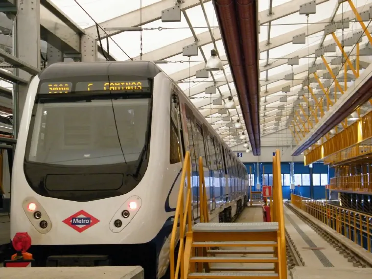 Calefacción de taller ferroviario en Metro Madrid Ventas, Infraestructura